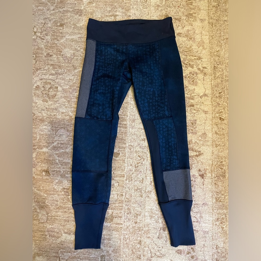 Lululemon Sashiko Wunder Under Inkwell 7/8 Leggings size 6